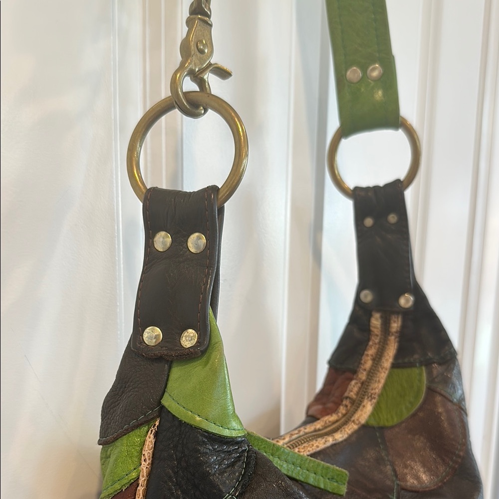 Mayamoon Patchwork Leather Shoulder Bag - image 4